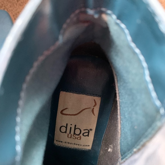 Beautiful blue leather ankle booties - Picture 9 of 11